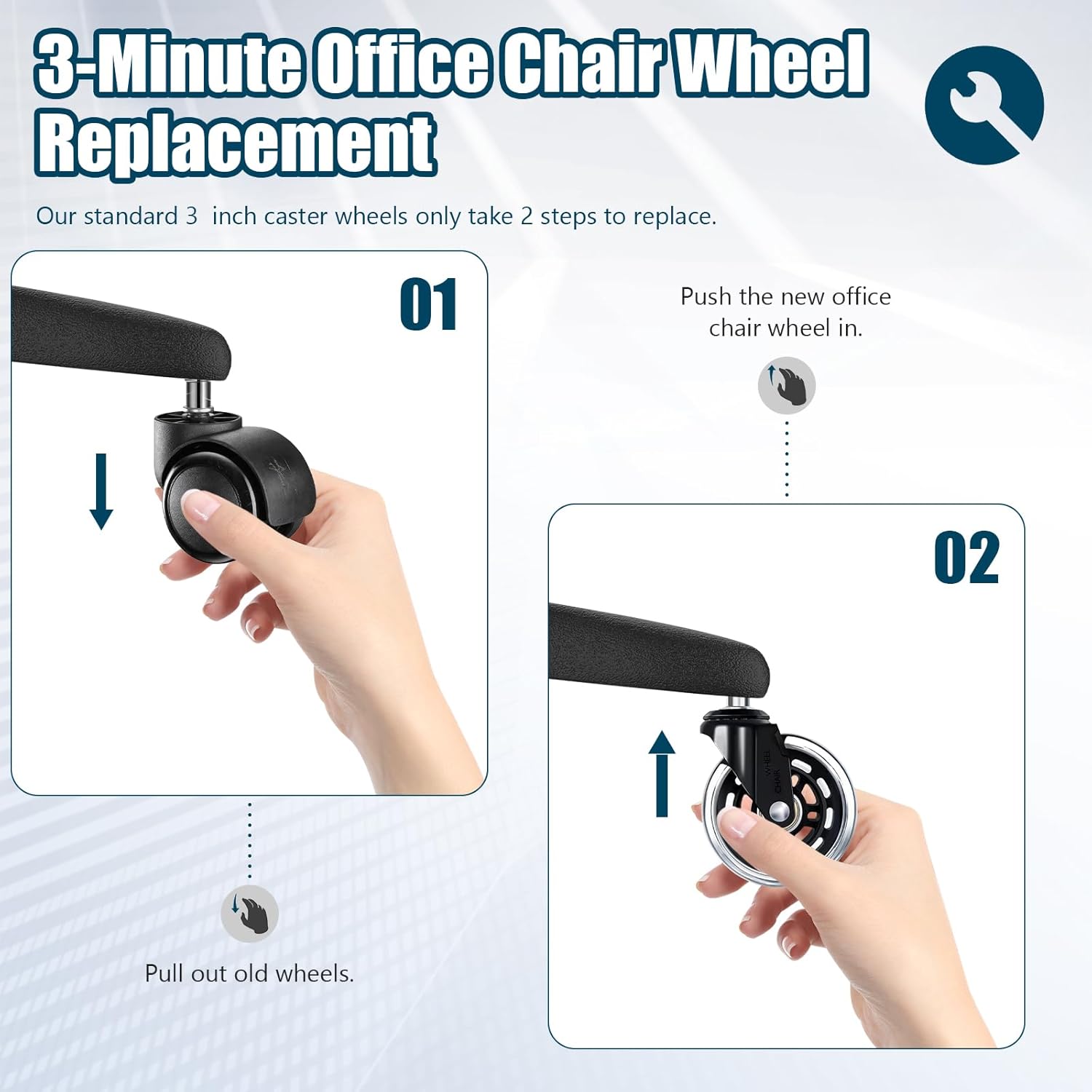 Set di 5 ruote per sedia da uf - Office Furniture Group recensione e prezzo