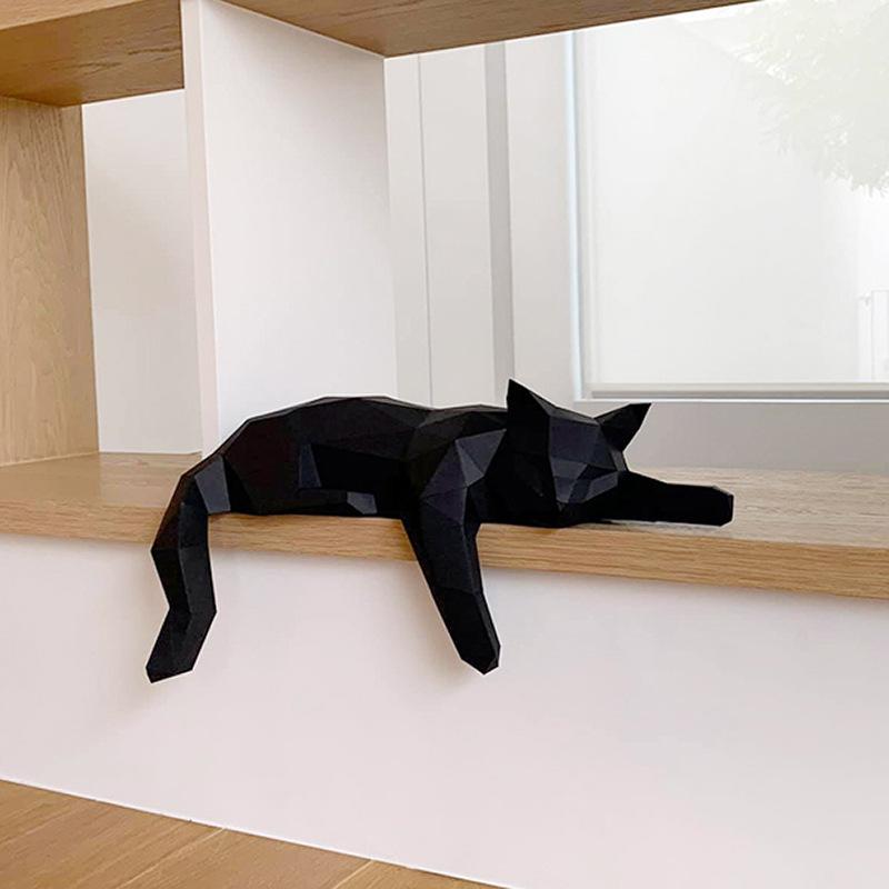 Statua di gatto bianco nero -  - Cubicle Shelf Organizer recensione e prezzo