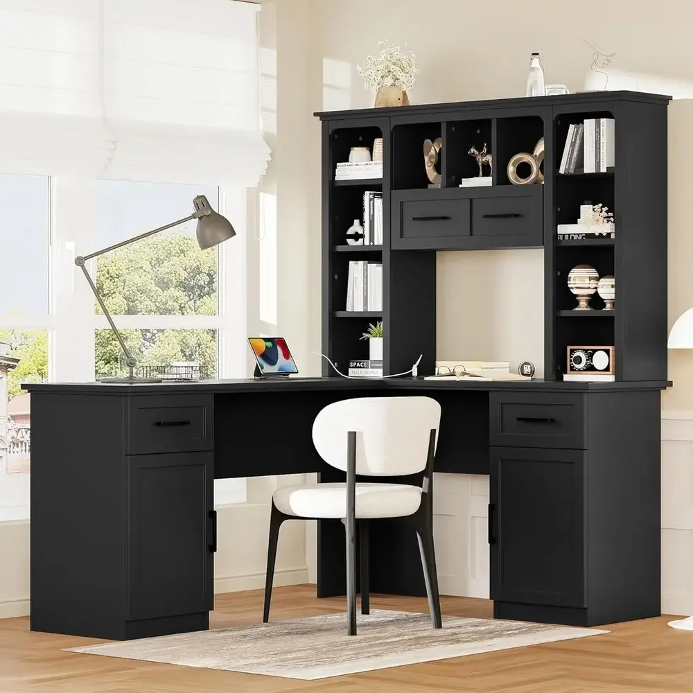 Scrivania da Ufficio a L con S - Gaming Desk With Hutch recensione e prezzo