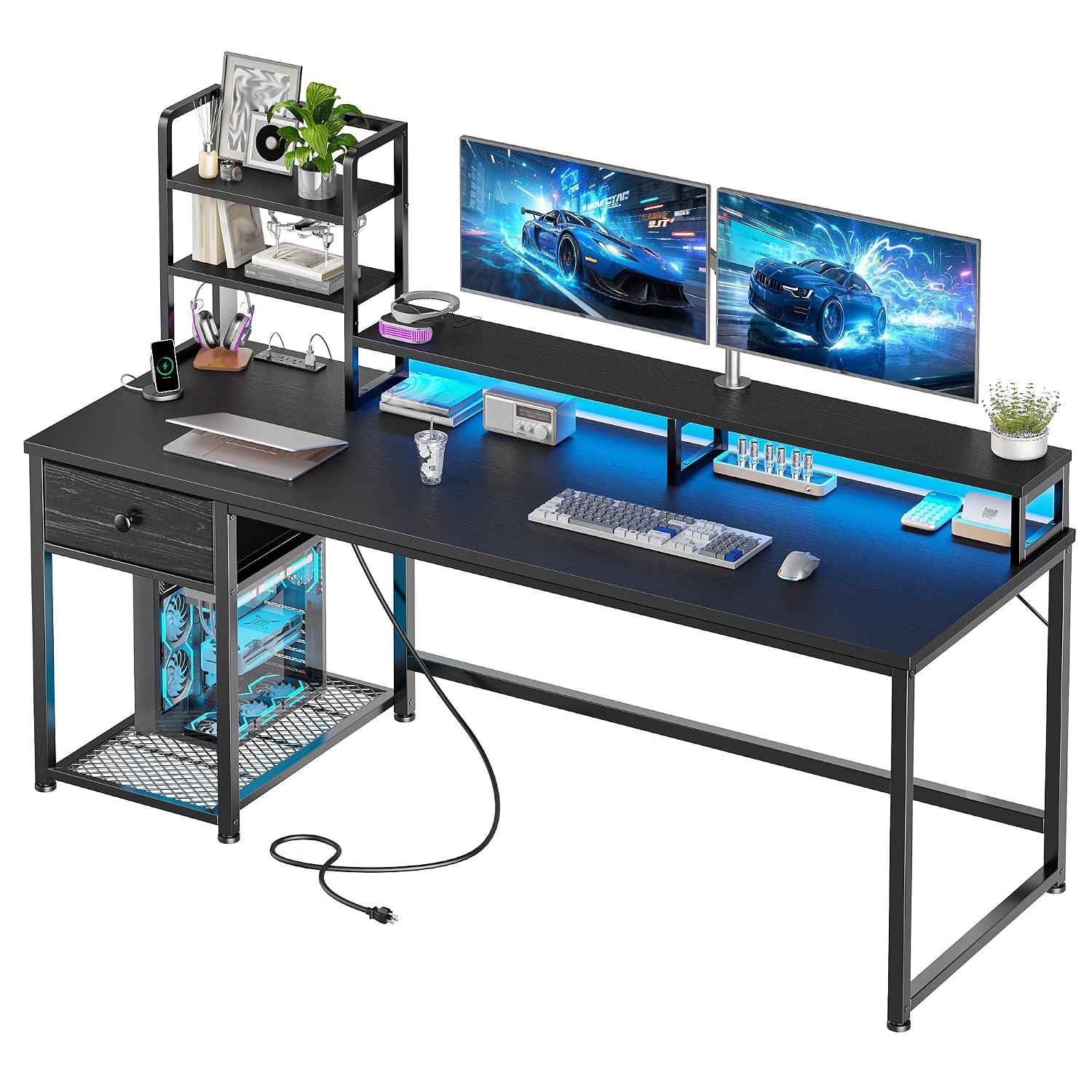Scrivania da Gaming con Ripian - Gaming Desk With Hutch recensione e prezzo